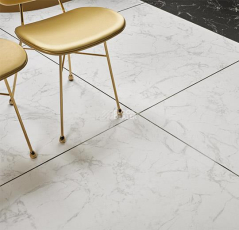 Forbo Allura Flex Material 63450FL1-63450FL5 white marble (50x50 cm) фото 3 | FLOORDEALER